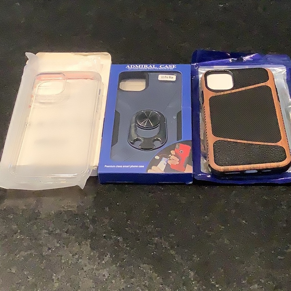 3 iPhone 11 new phone cases with 1 screen protector!